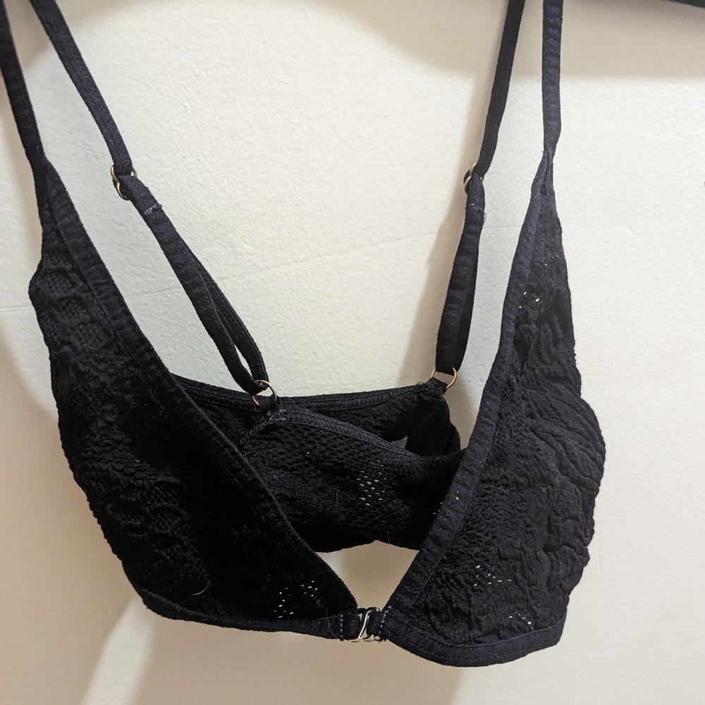Free People - Intimately black bra/bralette, size XS/S and M/L, NWOT